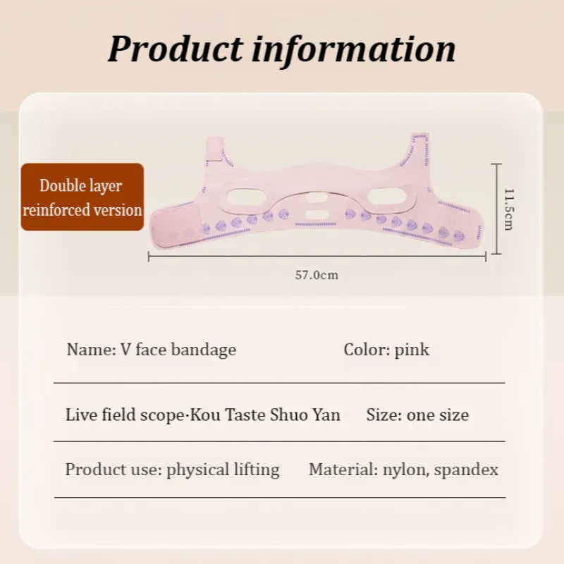 Banda de estiramiento facial